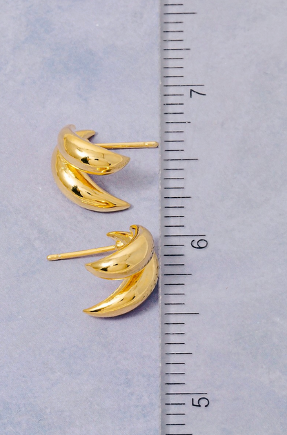 Linked Aura Hoop Earrings