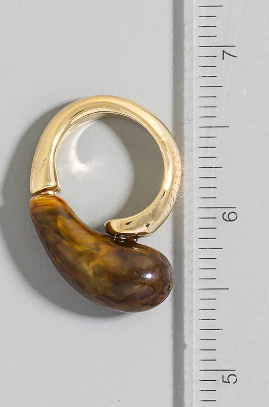 Serena Curve Band Ring