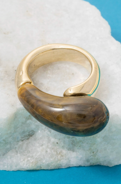 Serena Curve Band Ring