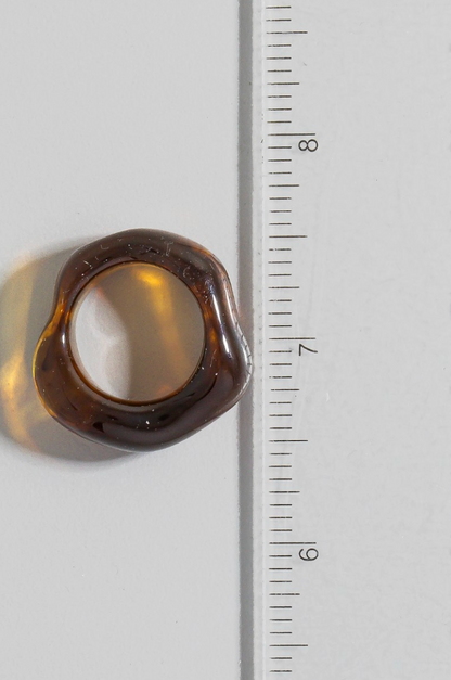 Mara Wave Acrylic Ring