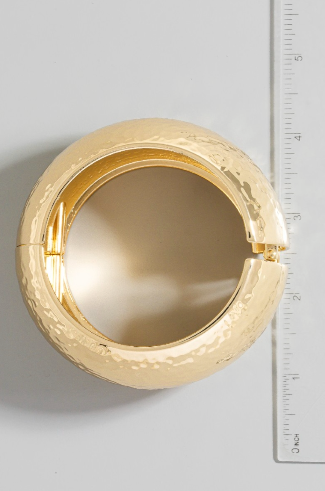 Luna Crest Bangle Bracelet Gold