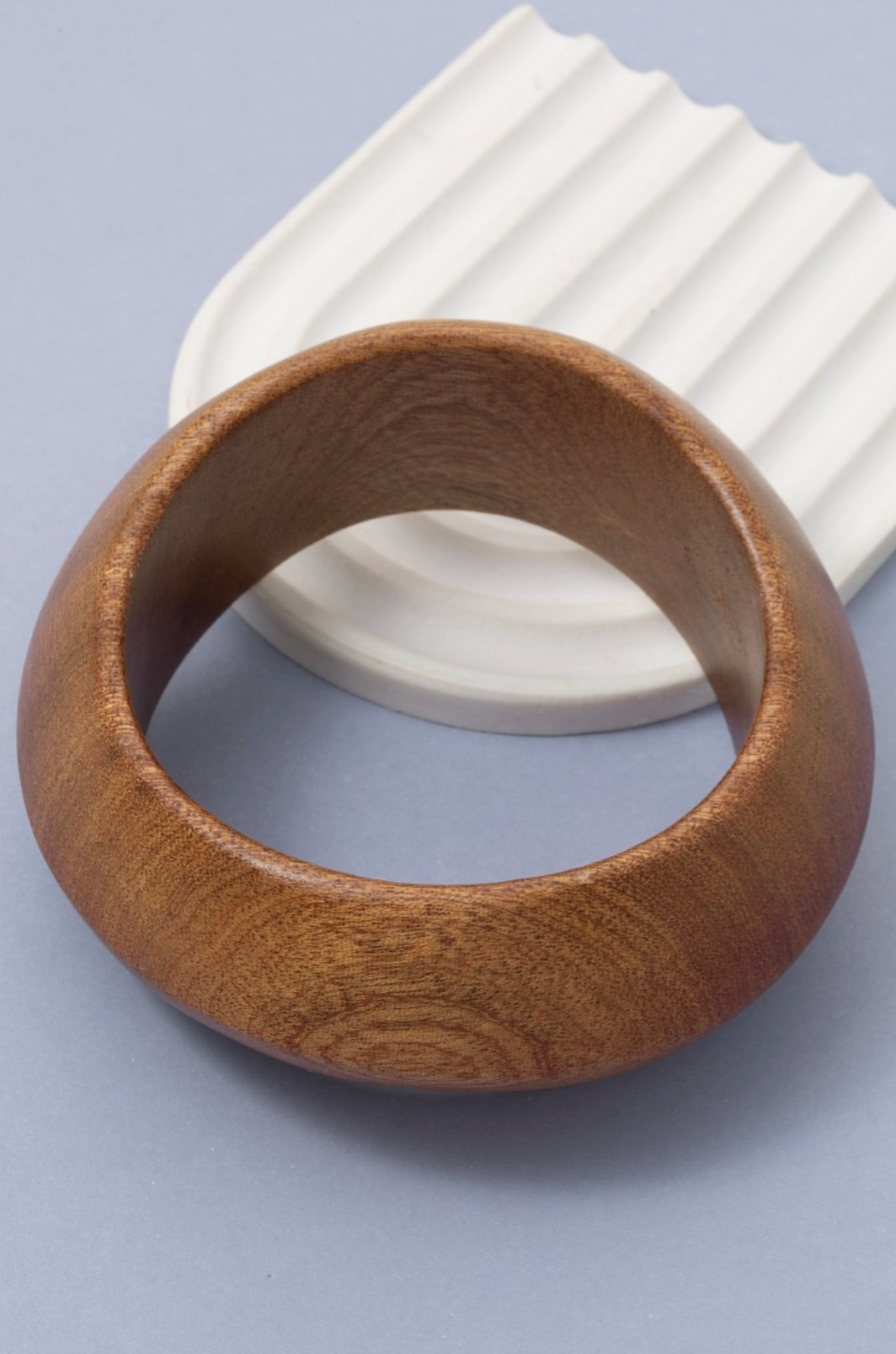 Sahara Wave Wooden Bangle