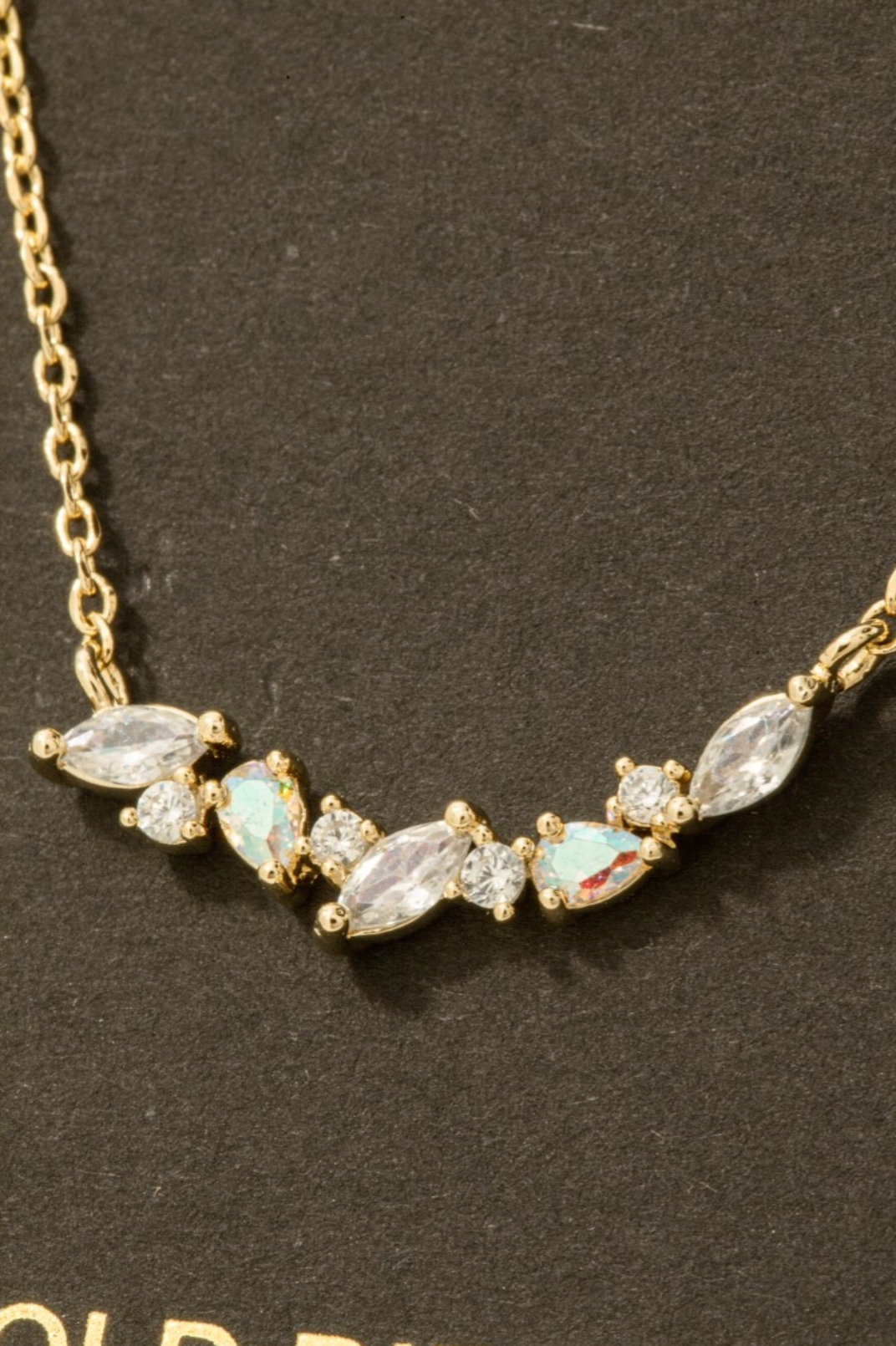 Celeste Leaf Charms Necklace