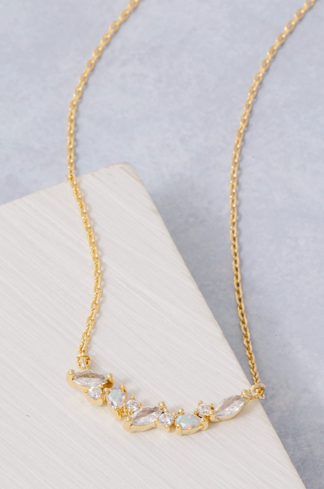 Celeste Leaf Charms Necklace
