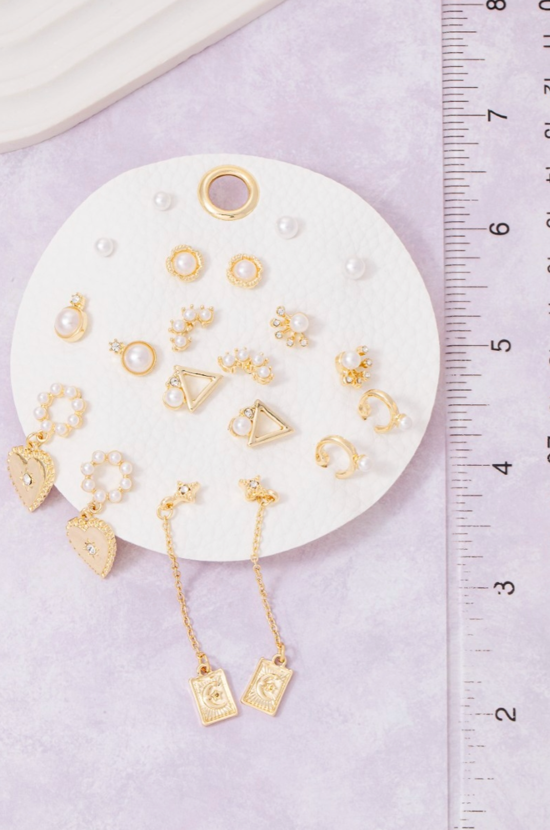 Amara Pearl Earrings Set