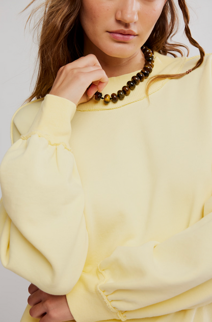 Palm Springs Pullover Banana Cream