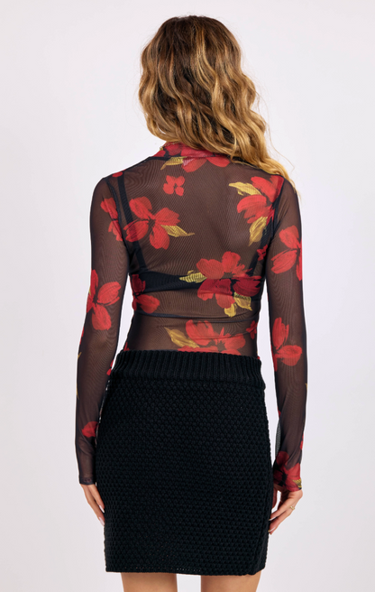 Gypset Glamour Mesh Top