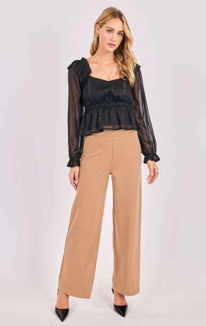 Astrid Pull On Straight Pants