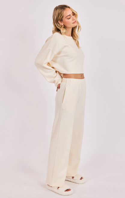 Relaxed Stay Knit Top Ivory