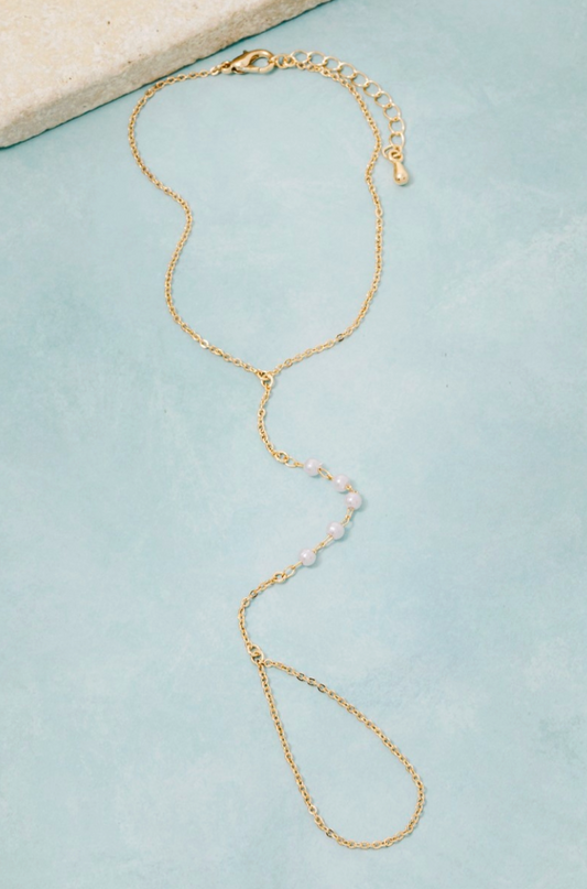 Pearl Whisper Hand Chain