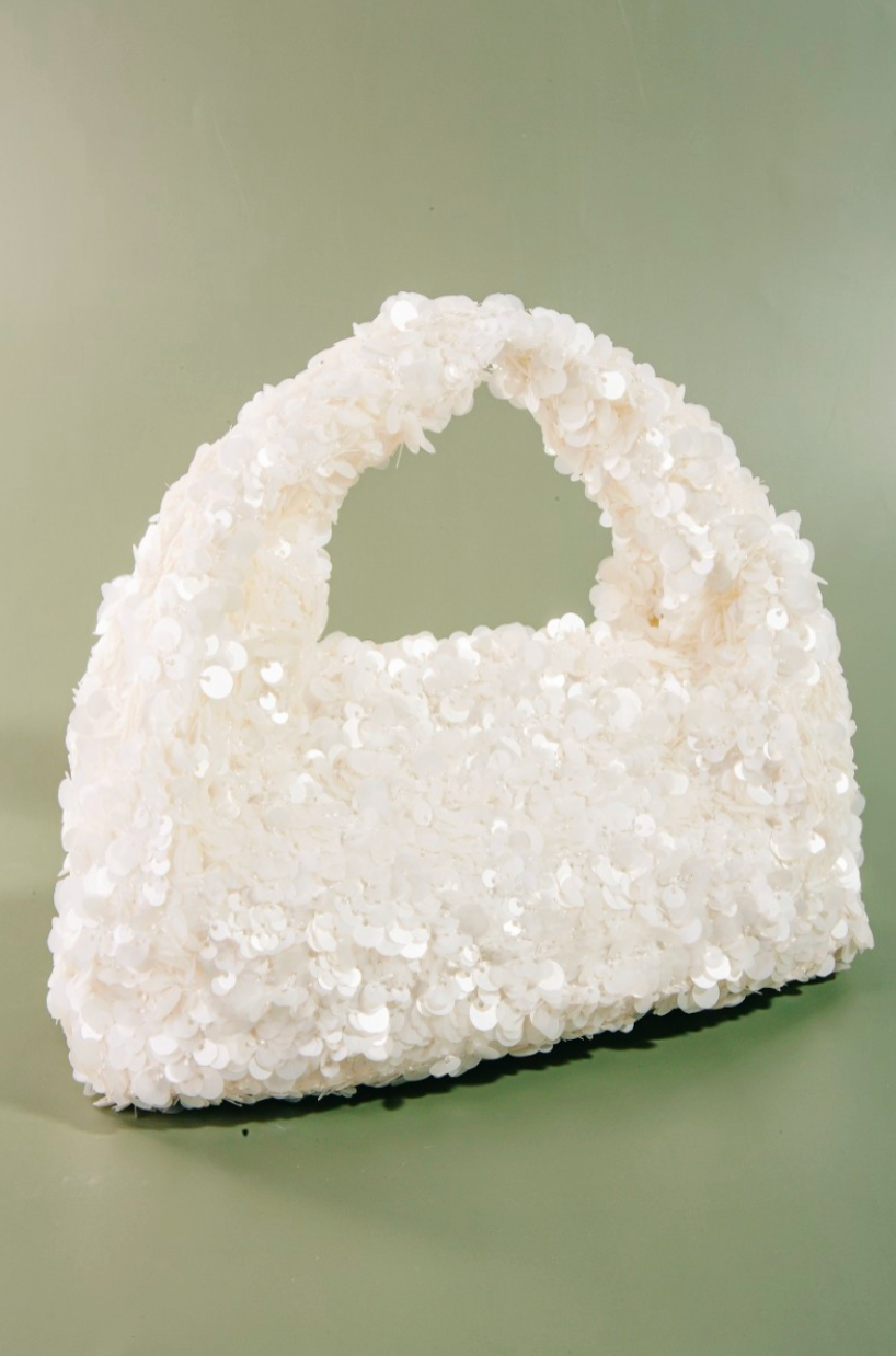 She's A Bride Sequin Bag