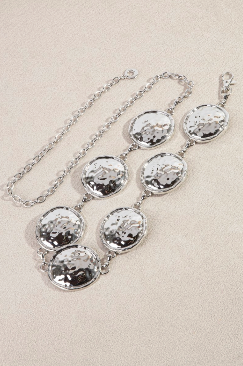 Went Down Disc Chain Belt Silver