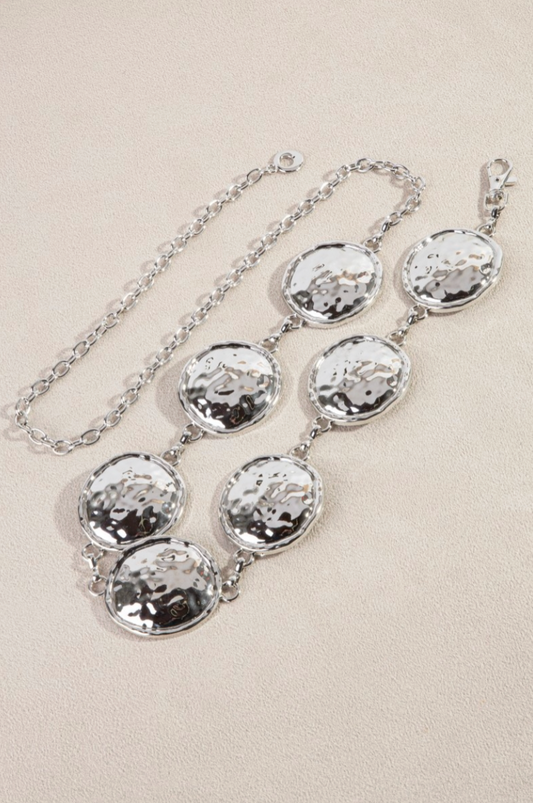 Went Down Disc Chain Belt Silver