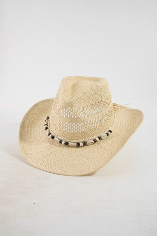 Live Without Shell Cowboy Hat Ivory