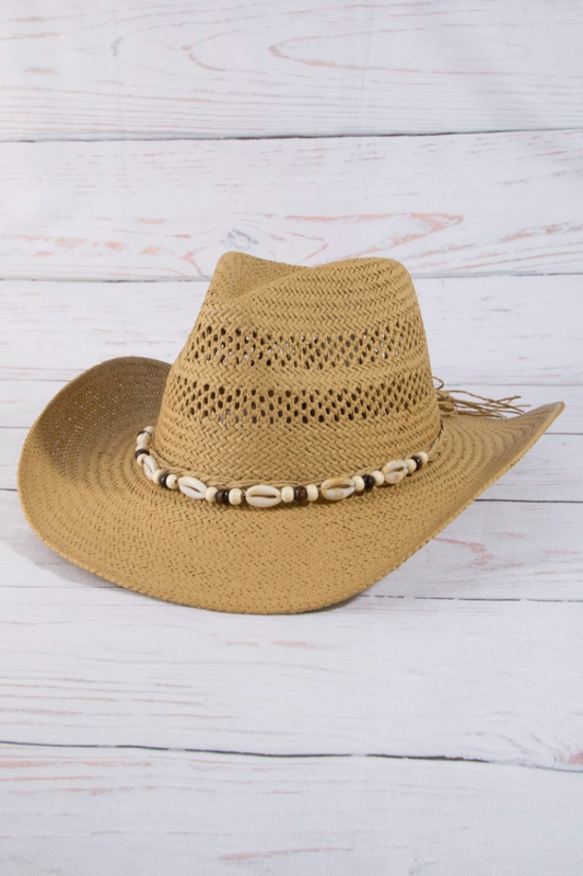 Live Without Shell Cowboy Hat Khaki