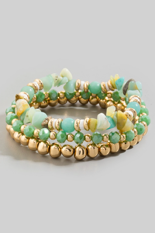 Corinne Beaded Bracelet Set