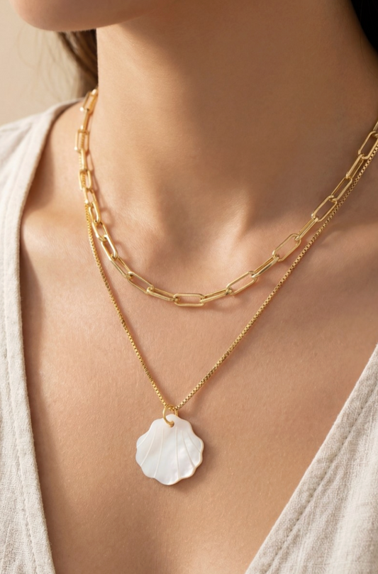 Surround Me Shell Necklace