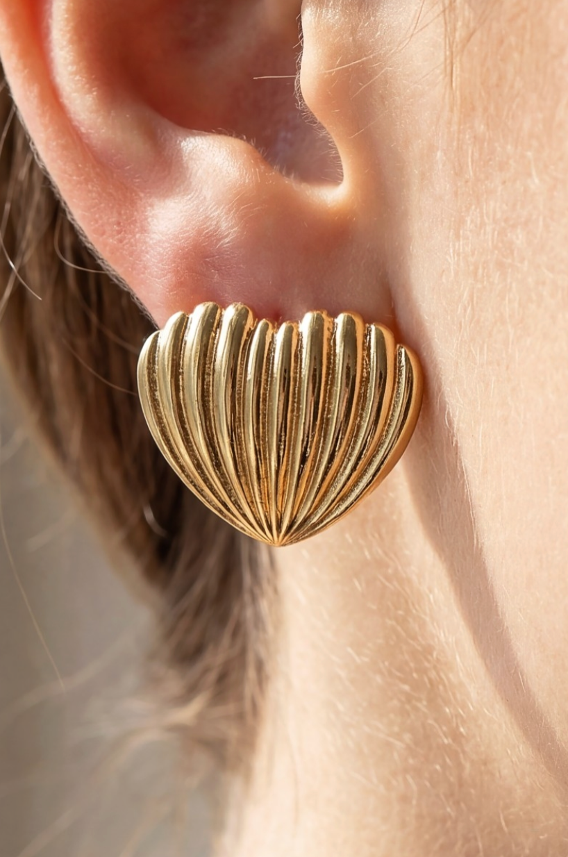 Brianna Ridged Earrings
