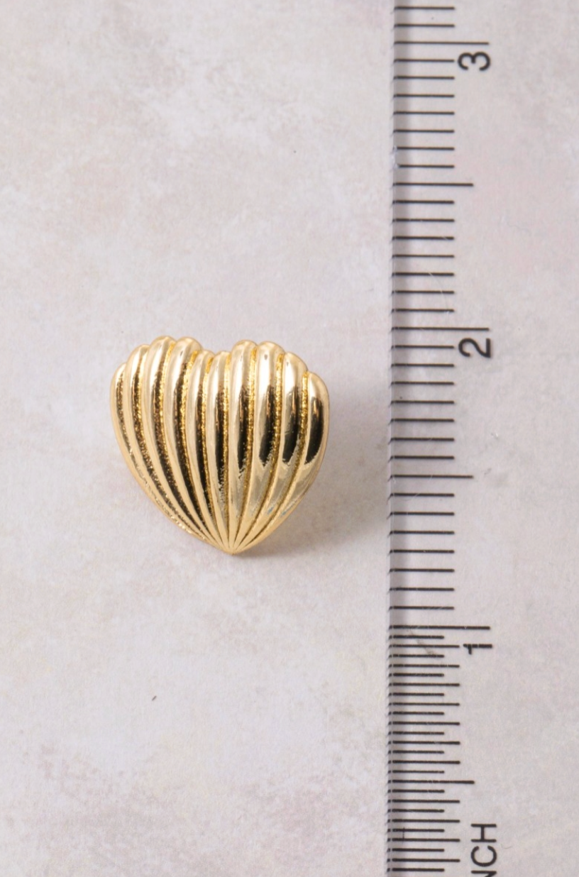 Brianna Ridged Earrings