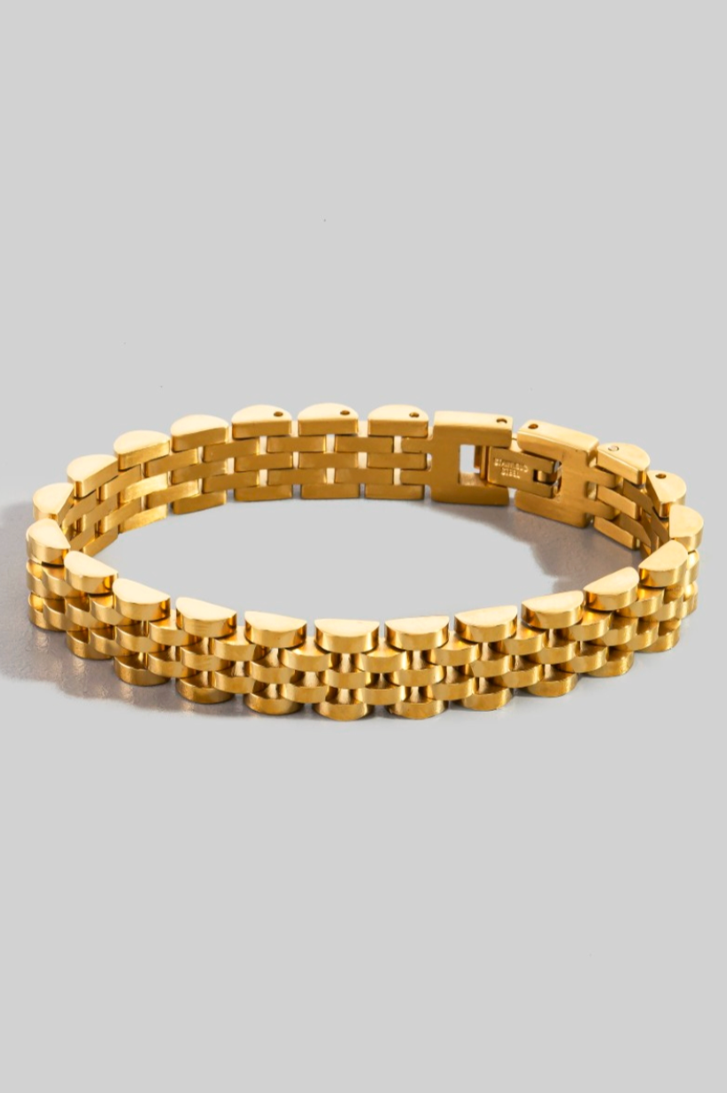 Called Home Watch Chain Bracelet