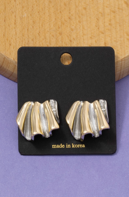 Speaking Up Sculpted Earrings