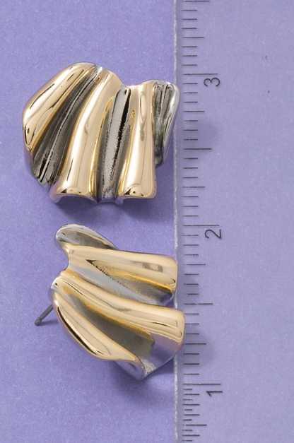 Speaking Up Sculpted Earrings