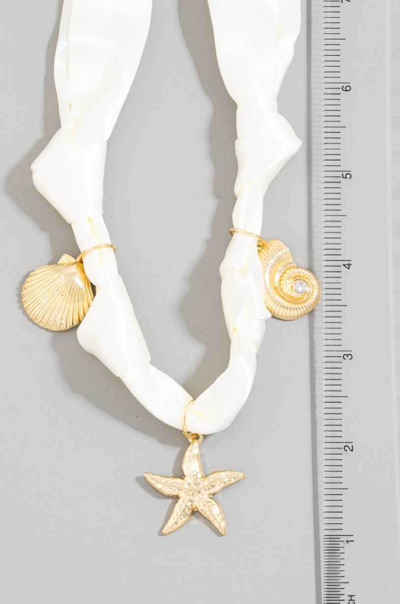 Alys Beach Satin Charm Necklace