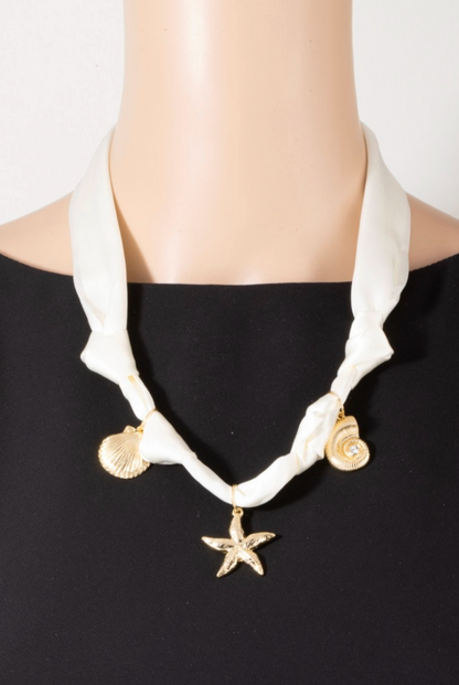 Alys Beach Satin Charm Necklace