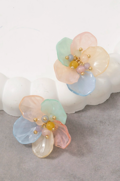Showing Off Petal Earrings Multi
