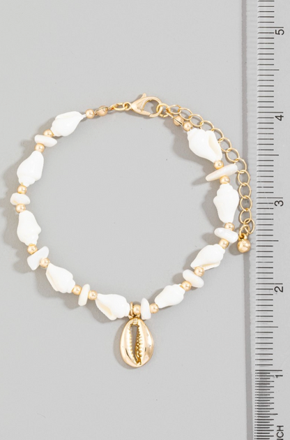 Run Together Shell Bracelet