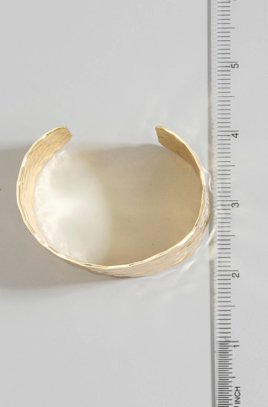 Safe To Say Cuff Gold