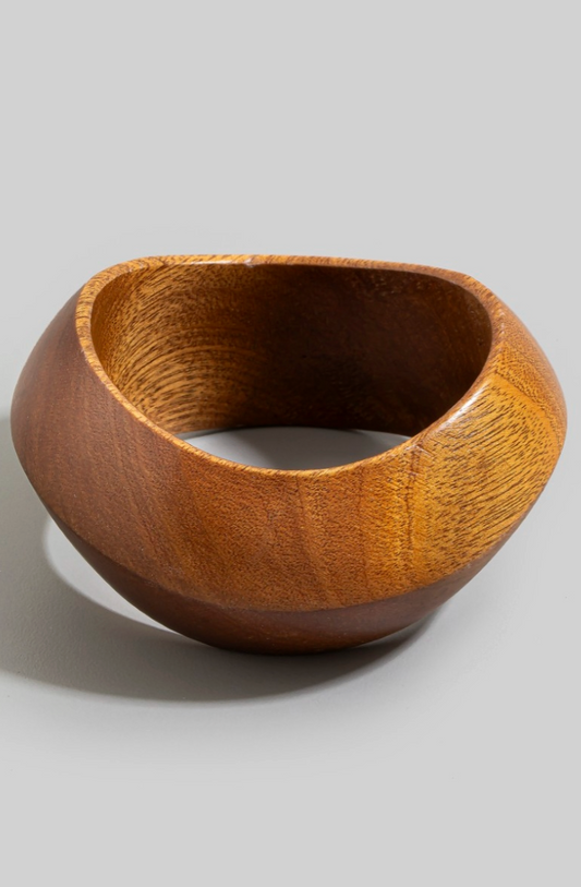 Speed Racing Wooden Bangle Brown