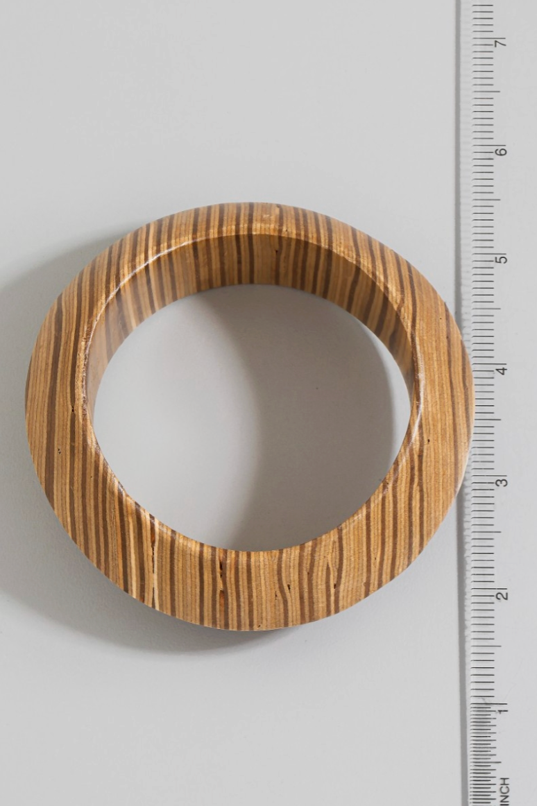 Speed Racing Wooden Bangle Striped