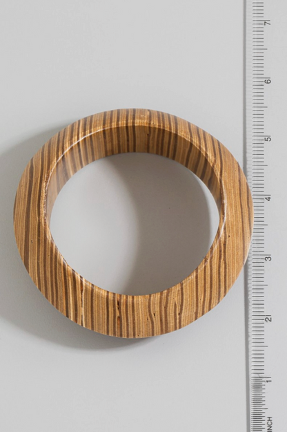 Speed Racing Wooden Bangle Striped