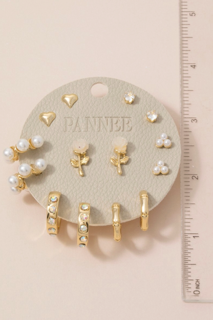 In The Details Mixed Earrings Set