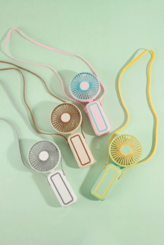 Sunshine For Days Handheld Fan Beige