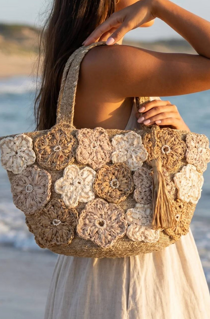 Be Young Floral Jute Bag