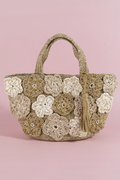 Be Young Floral Jute Bag