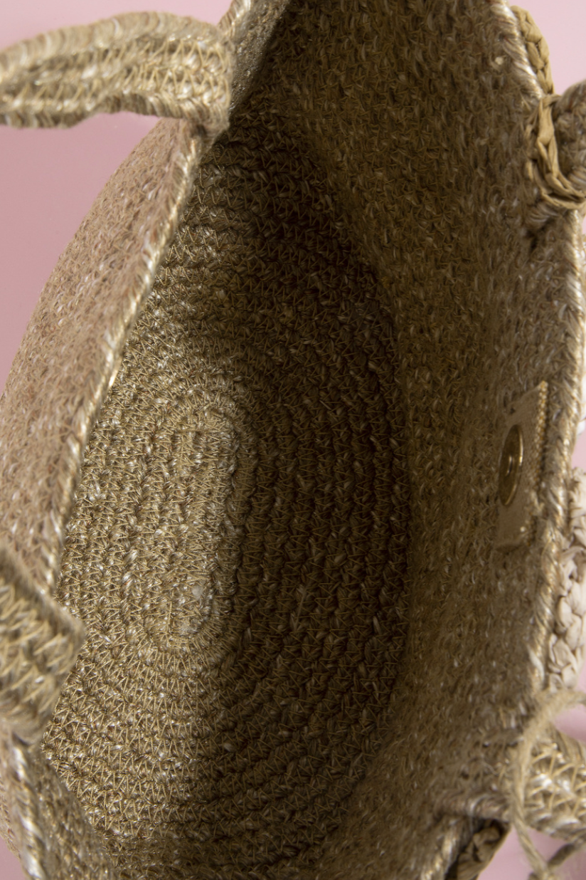 Be Young Floral Jute Bag