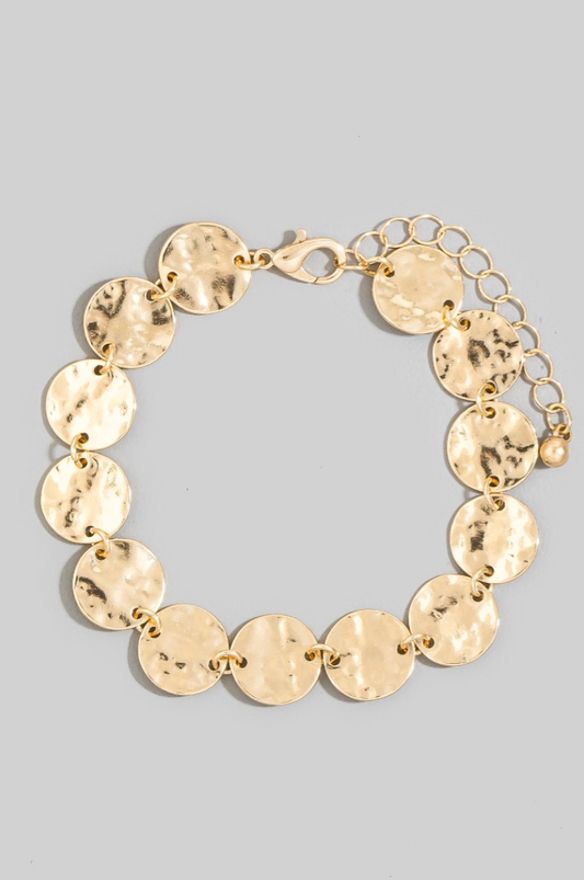 Our Future Coin Bracelet Gold