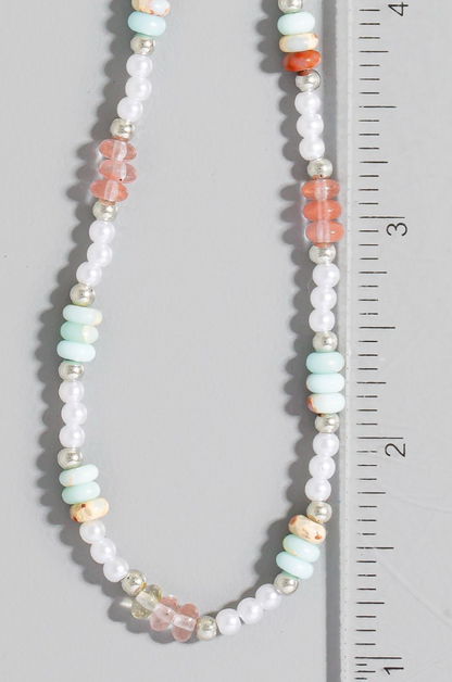 Cut Short Beaded Necklace