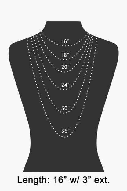 Cut Short Beaded Necklace