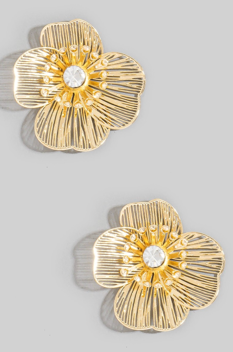 Mystified Flower Earrings