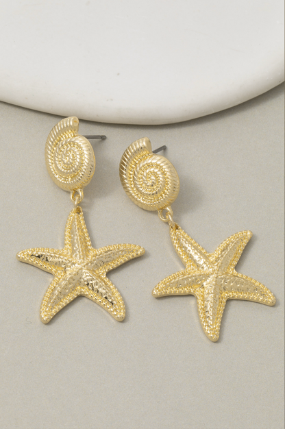 Savannah Starfish Earrings