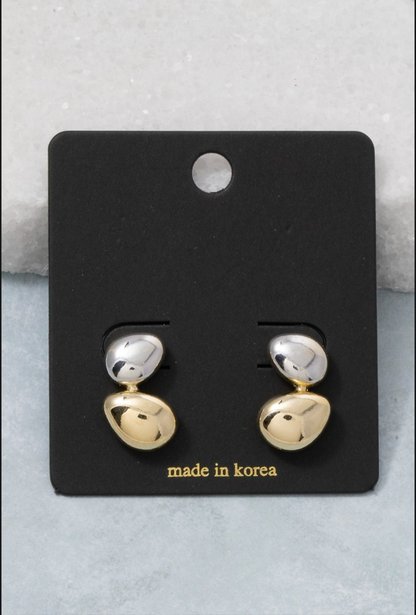 How We've Grown Two Tone Earrings