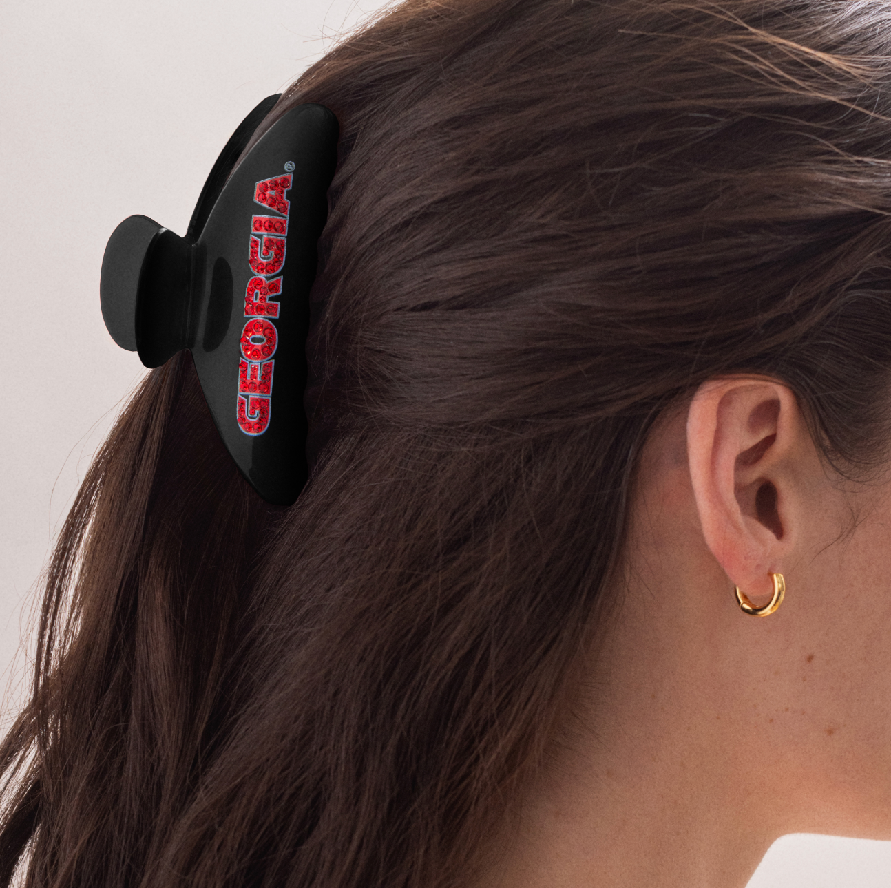 University Of Georgia Hair Clip