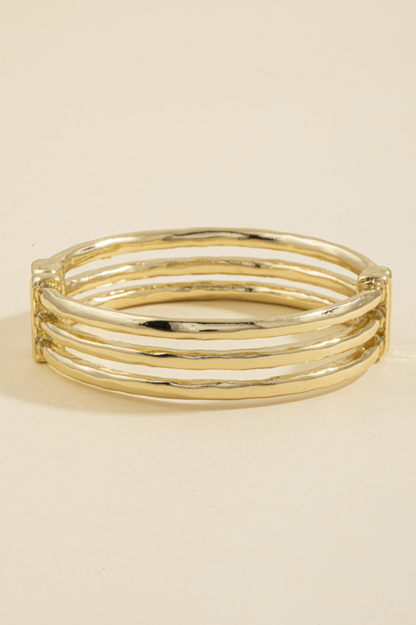 Bring Up Hammered Cuff Bracelet