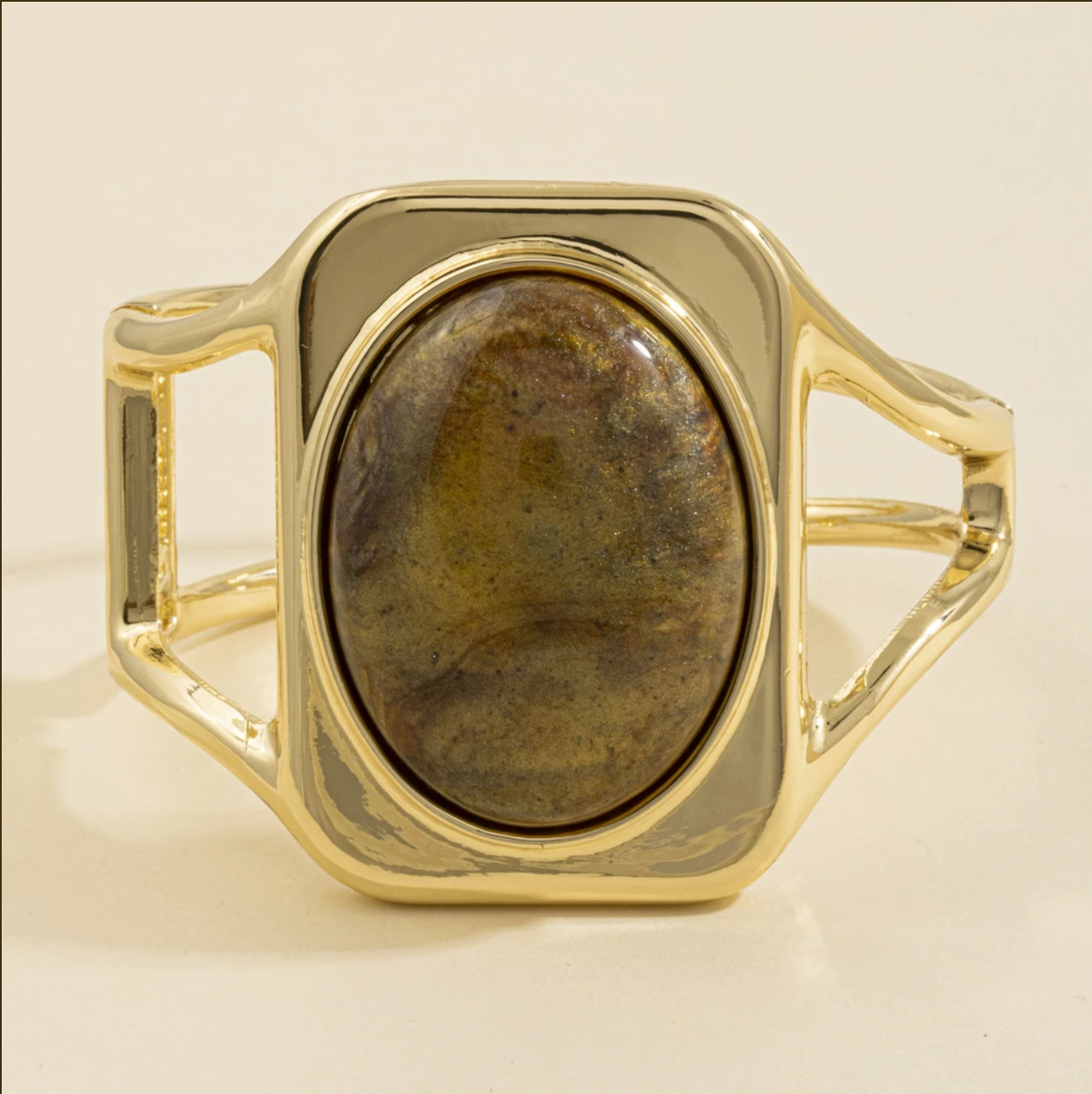 Along The Way Cuff Bracelet Brown