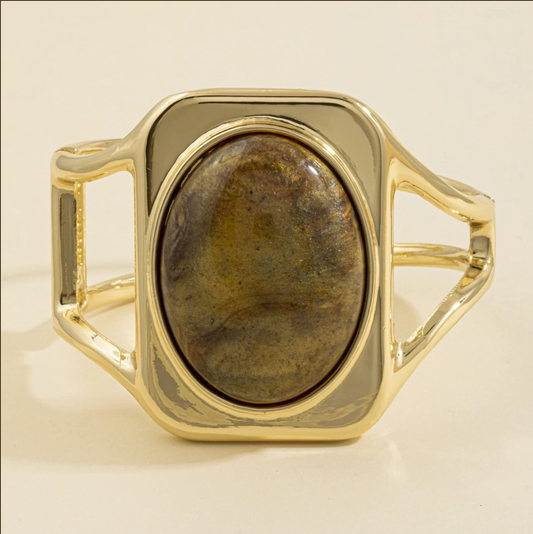 Along The Way Cuff Bracelet Brown