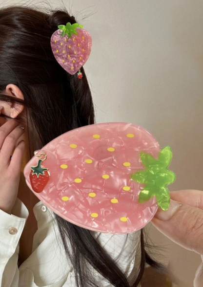 Fruit Salad Claw Clip Strawberry